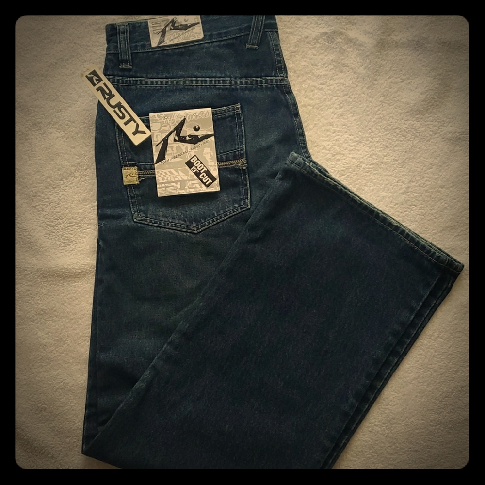 NWT💥 90s VTG QualityOriginalHandmadeRust Jeans 9